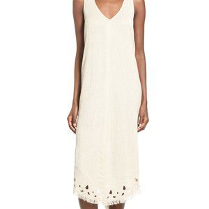 Astr (Nordstrom brand) Linen/Cotton Hi/Low Dress
